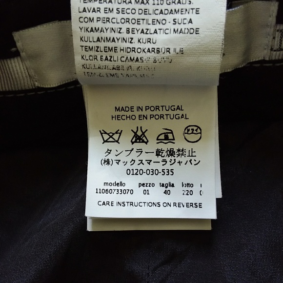 Max Mara charcoal gray wool pencil skirt - Picture 7 of 8